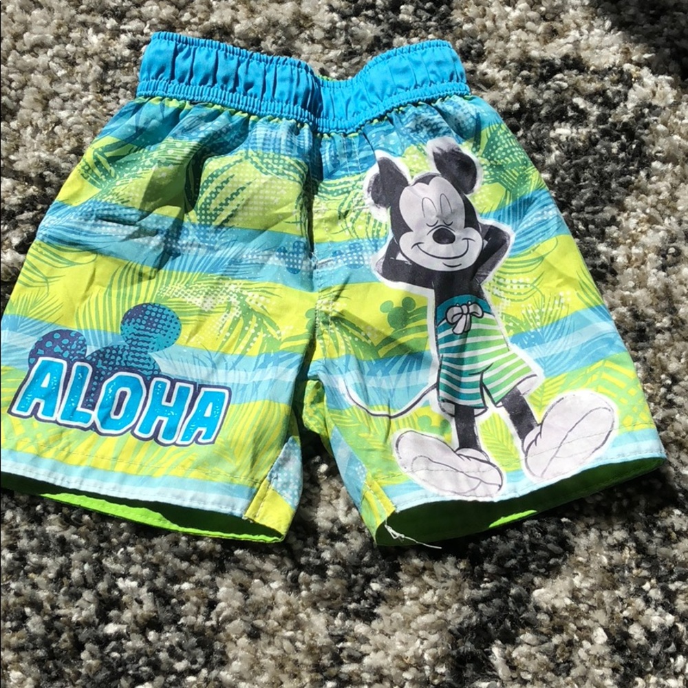 Mickey Mouse swim trunks size 3T